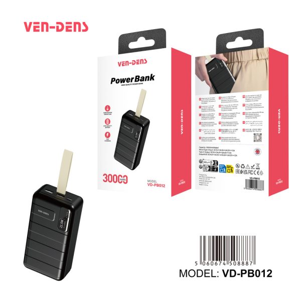 ven dens پاور بانک PB012 30.000