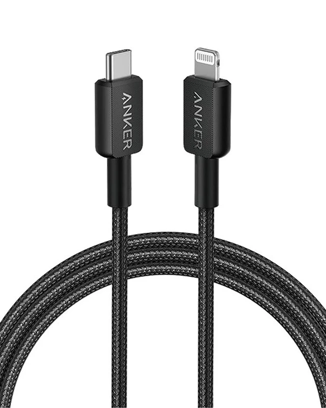 کابل USB C به لایتنینگ انکر Anker 322 USB C to Lightning Cable A81B6